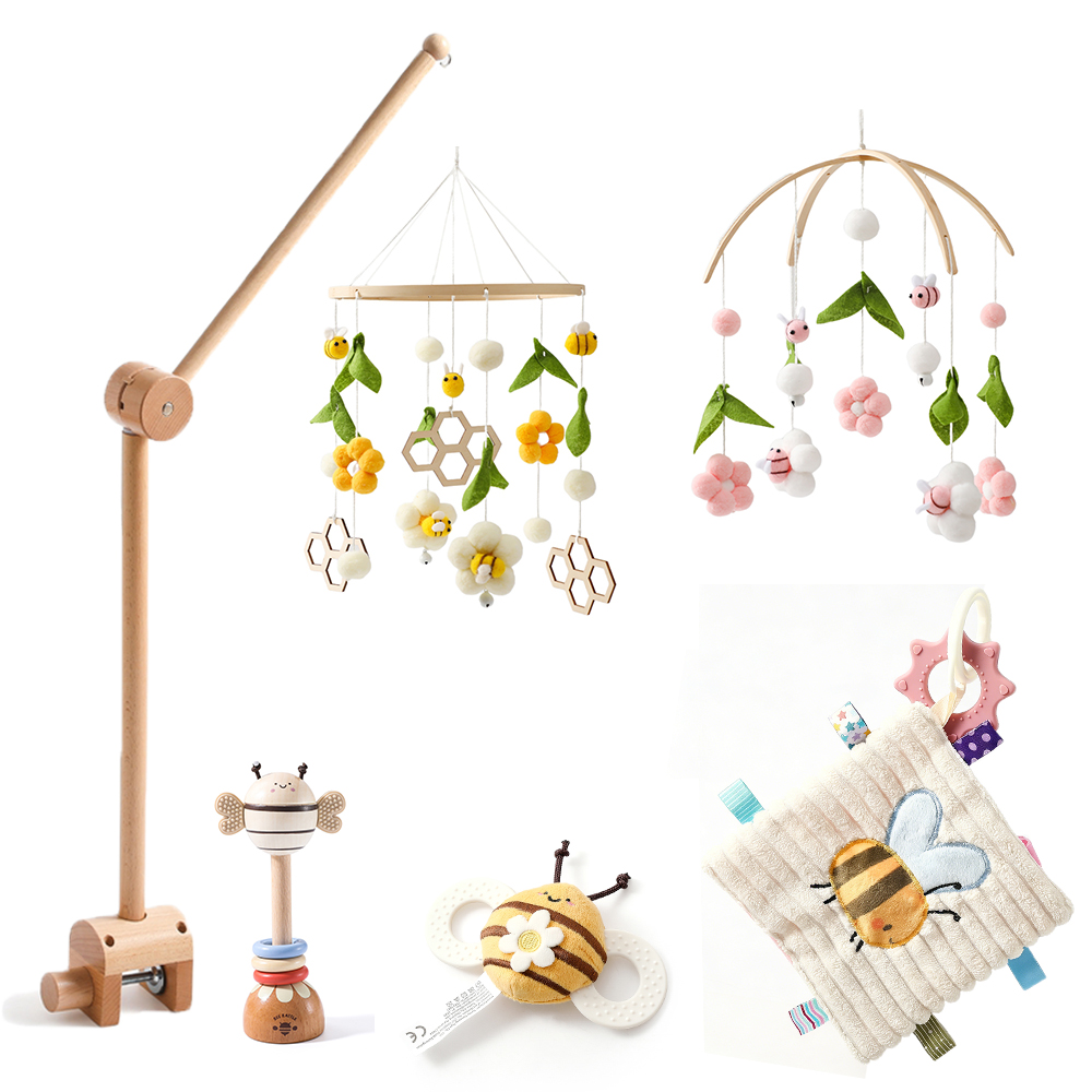 Baby Nursery Games - Baby Crib Mobile Rattle Toy For