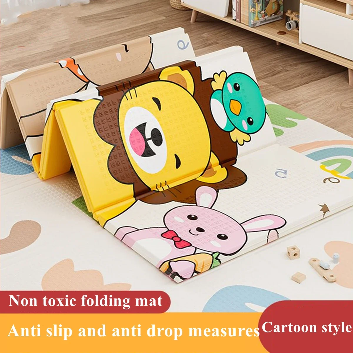 Non-Toxic Baby Play Mat Foldab - огляд і ціна Baby Nursery Games