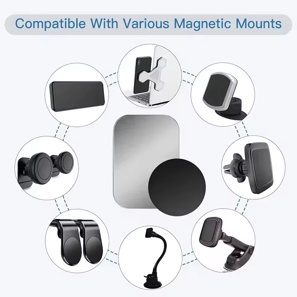 5/10pcs Magnetic Metal Plate D - огляд і ціна Mobile Hanger Arm