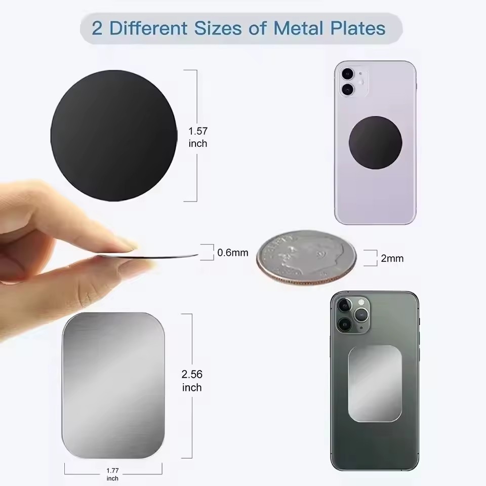 5/10pcs Magnetic Metal Plate D - огляд і ціна Mobile Hanger Arm