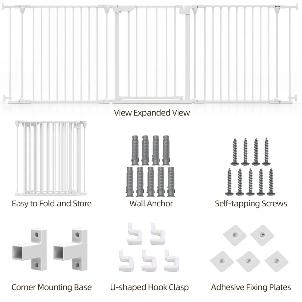 Extra Wide Pet Safety Gate,  A - огляд і ціна Baby Gate Extra Wide