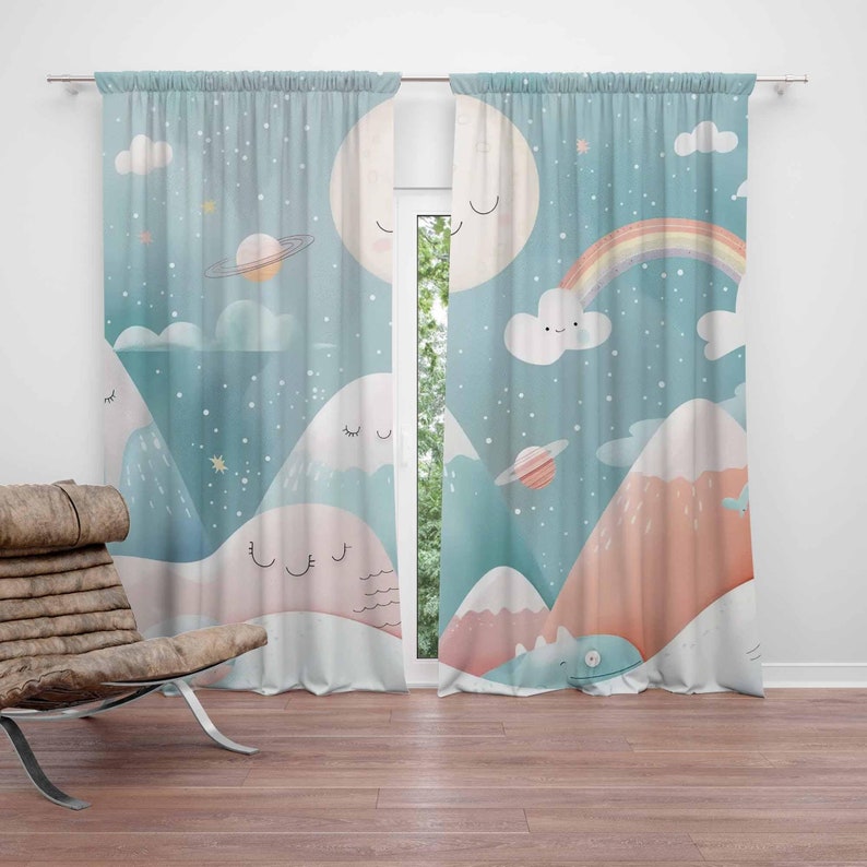 Mountain Rainbow Baby Nursery  - огляд і ціна Blackout Curtain Nursery