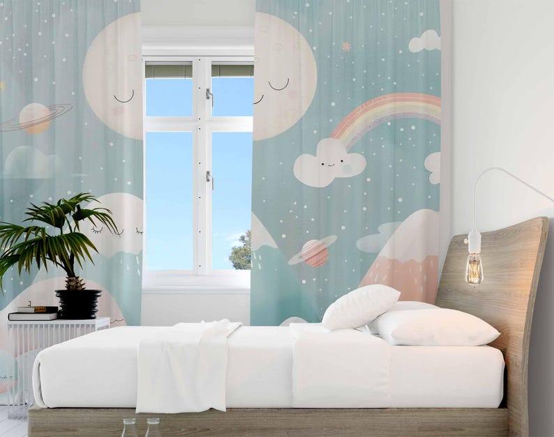 Mountain Rainbow Baby Nursery  - огляд і ціна Blackout Curtain Nursery