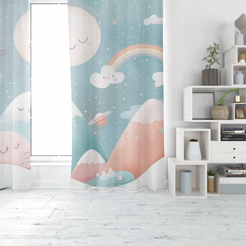 Mountain Rainbow Baby Nursery  - огляд і ціна Blackout Curtain Nursery