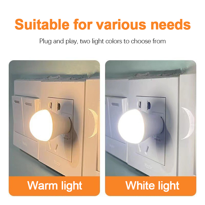 1-5pcs LED Night Light Mini US - огляд і ціна Baby Nursery Light Fixture