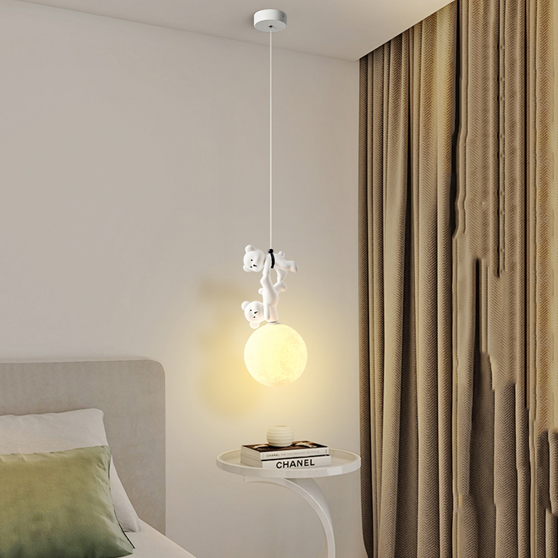 Bear Lamp Cartoon Nursery Room - огляд і ціна Baby Nursery Light Fixture