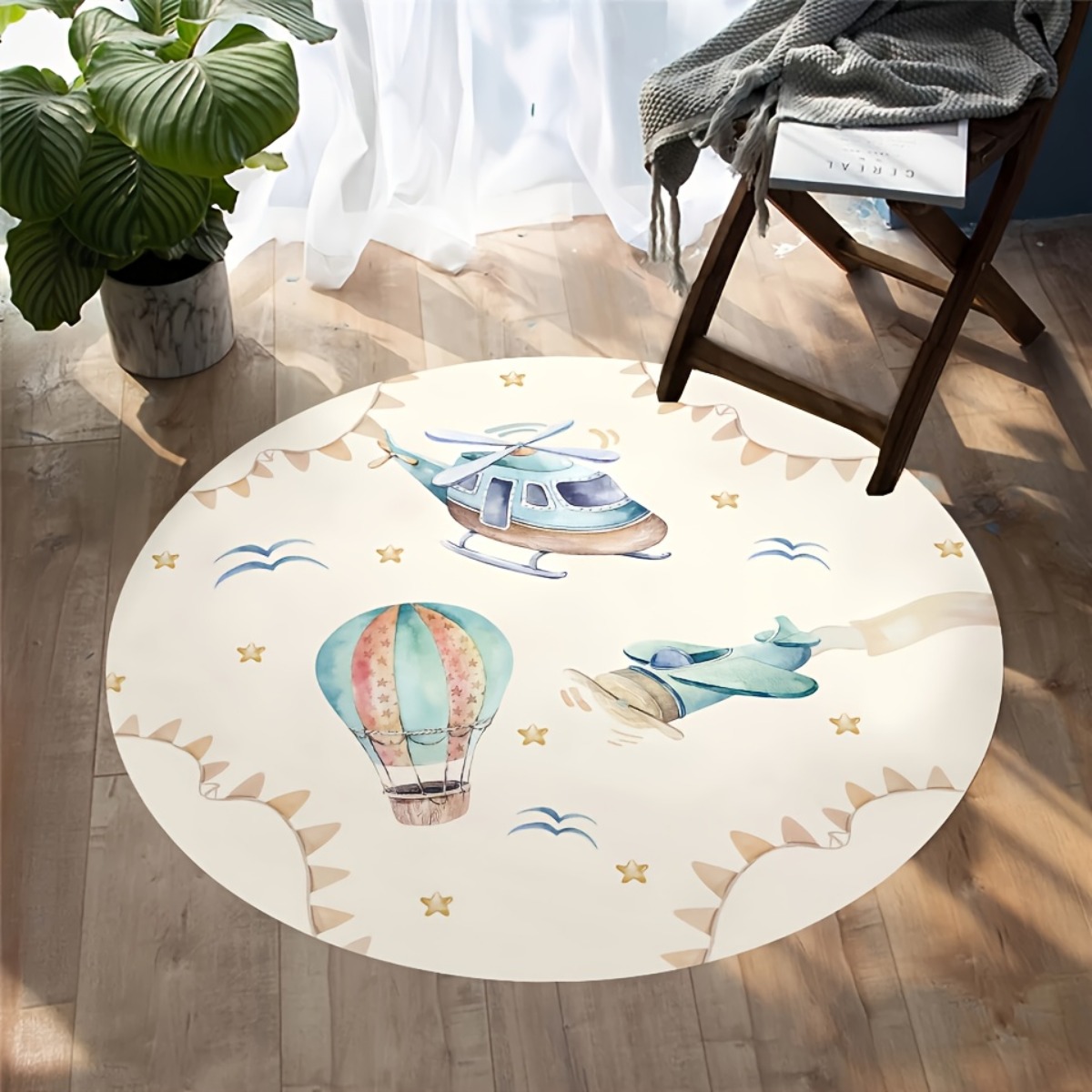 Whimsical Hot Air Balloon Airp - огляд і ціна Baby Nursery Hot Air Balloon