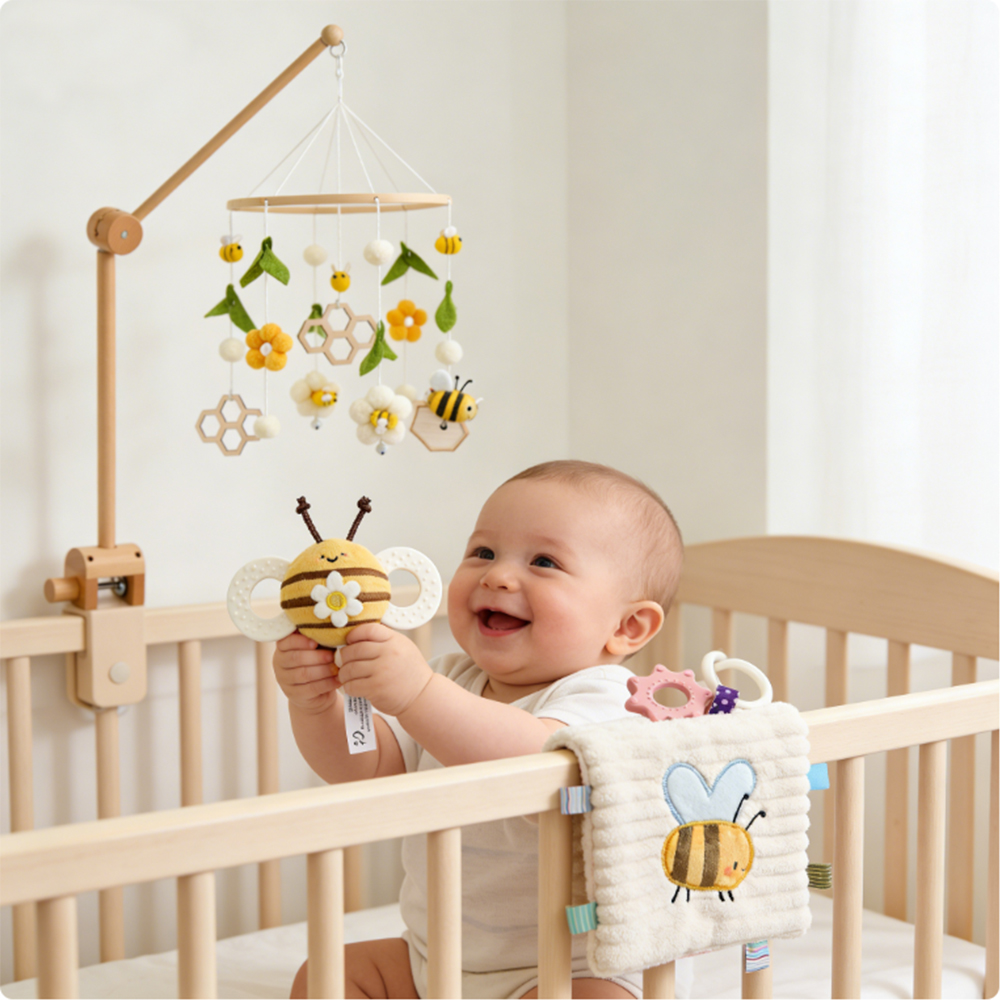 Baby Crib Mobile Rattle Toy Fo - огляд і ціна Baby Nursery Games