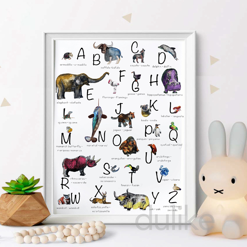 Spanish Kids Bedroom Art Decor - огляд і ціна Baby Nursery Quotes