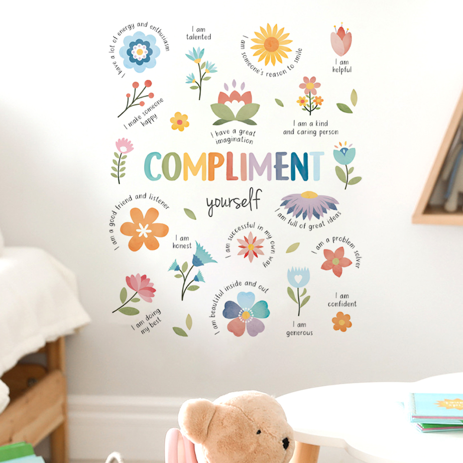 English Colorful Inspirational - огляд і ціна Baby Nursery Quotes