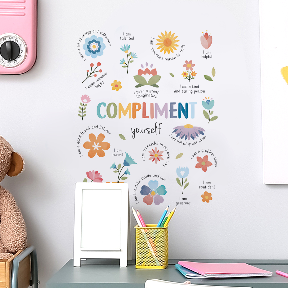 English Colorful Inspirational - огляд і ціна Baby Nursery Quotes