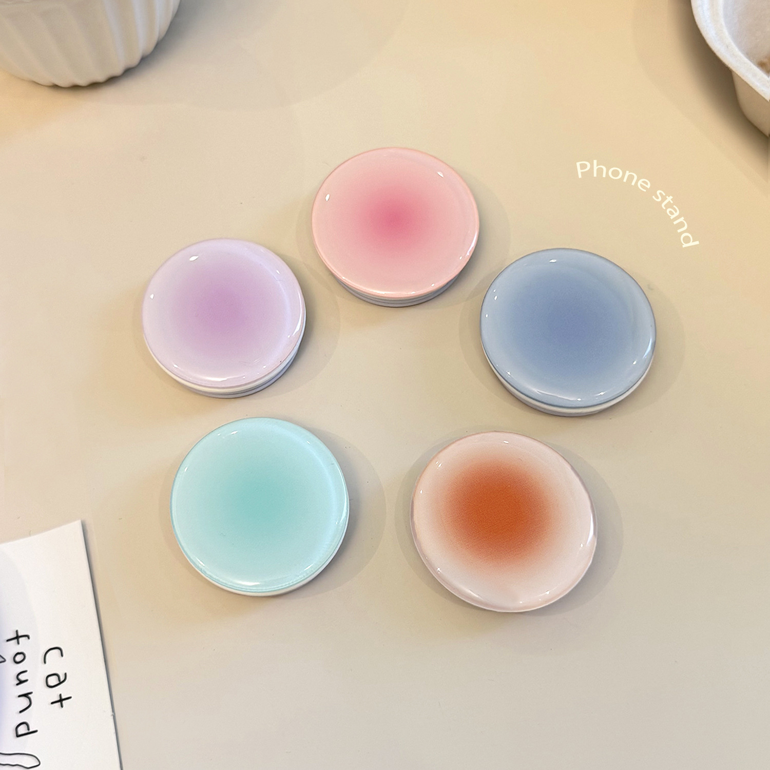 Ins Style Gradient Phone Grip  - огляд і ціна Mobile Hanger Arm