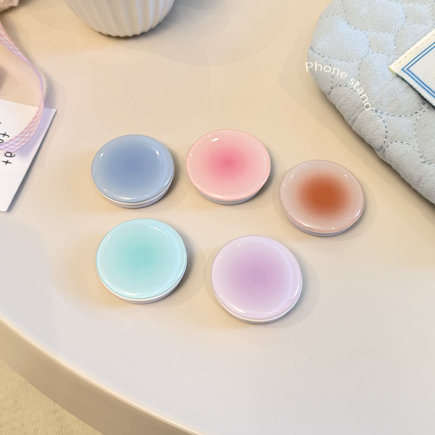 Ins Style Gradient Phone Grip  - огляд і ціна Mobile Hanger Arm
