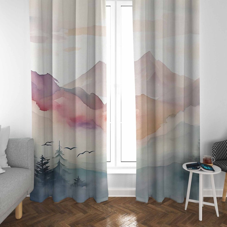 Mountain Forest Nursery Curtai - огляд і ціна Blackout Curtain Nursery