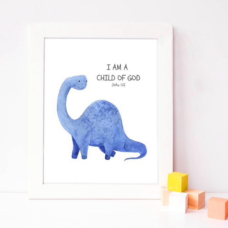Kid's Bible Verse Quote Prints - огляд і ціна Baby Nursery Quotes