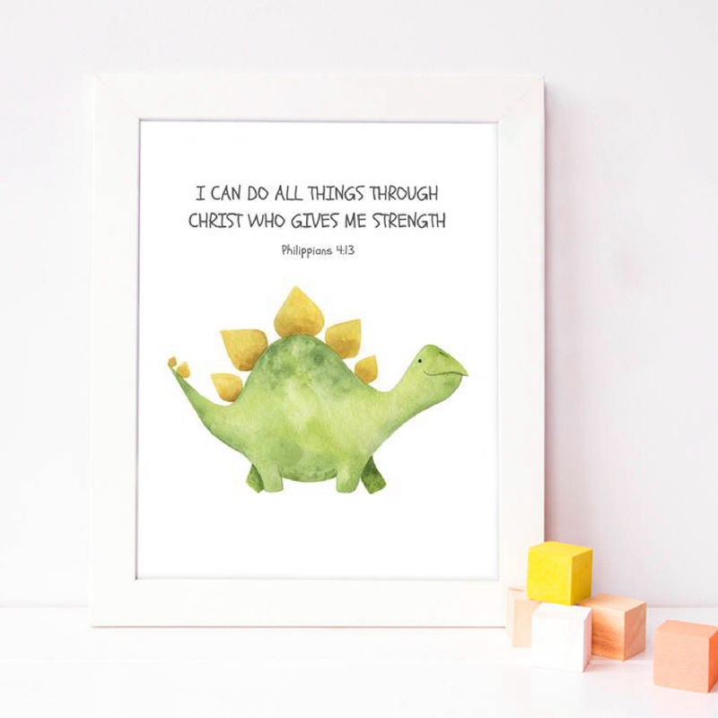 Kid's Bible Verse Quote Prints - огляд і ціна Baby Nursery Quotes