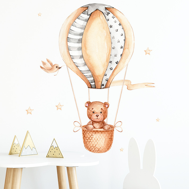 Little Bear Hot Air Balloon Wa - огляд і ціна Baby Nursery Hot Air Balloon