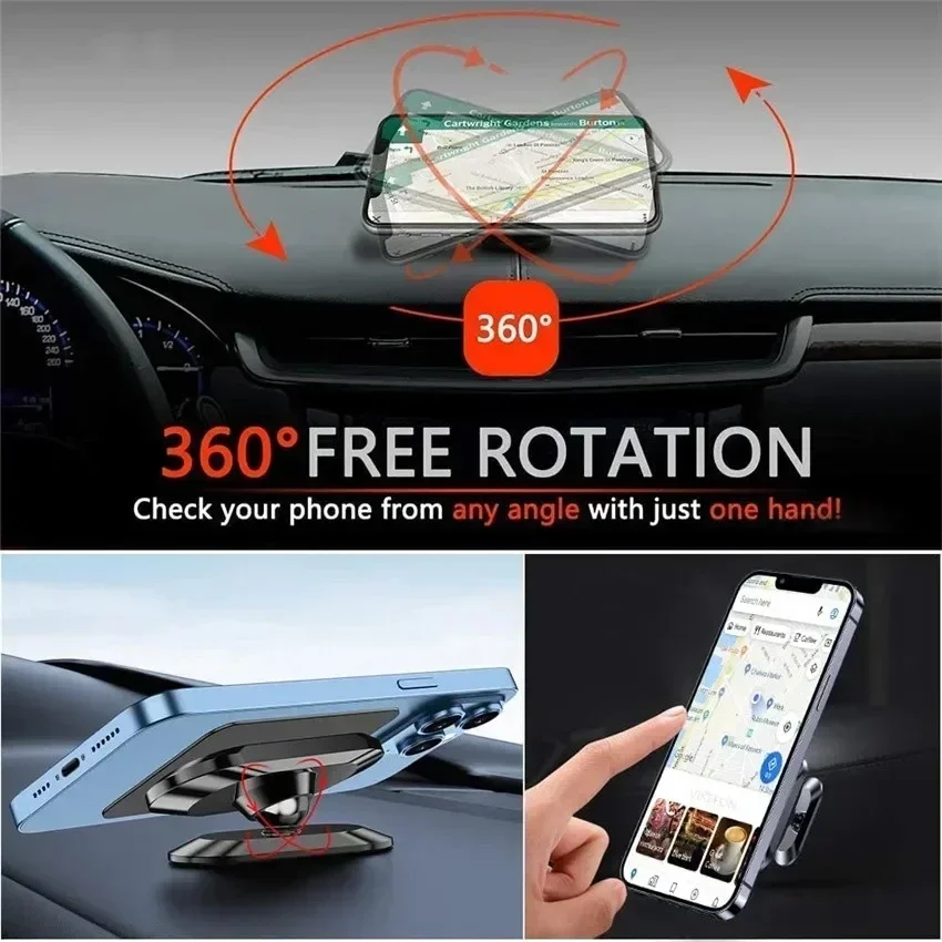 360° Magnetic Car Phone Holder - огляд і ціна Mobile Hanger Arm