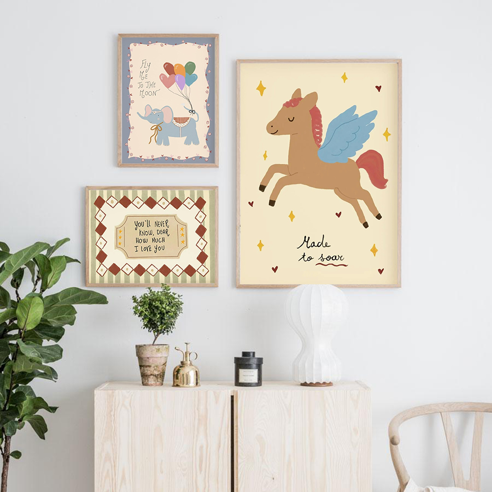 Vintage Rocking Horse Giraffe  - огляд і ціна Baby Nursery Quotes