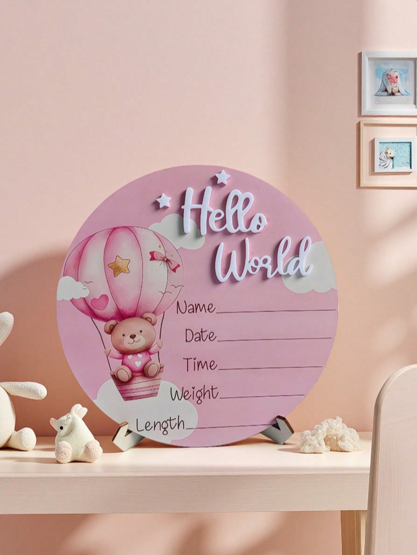 Baby Bear Hot Air Balloon Memo - огляд і ціна Baby Nursery Hot Air Balloon