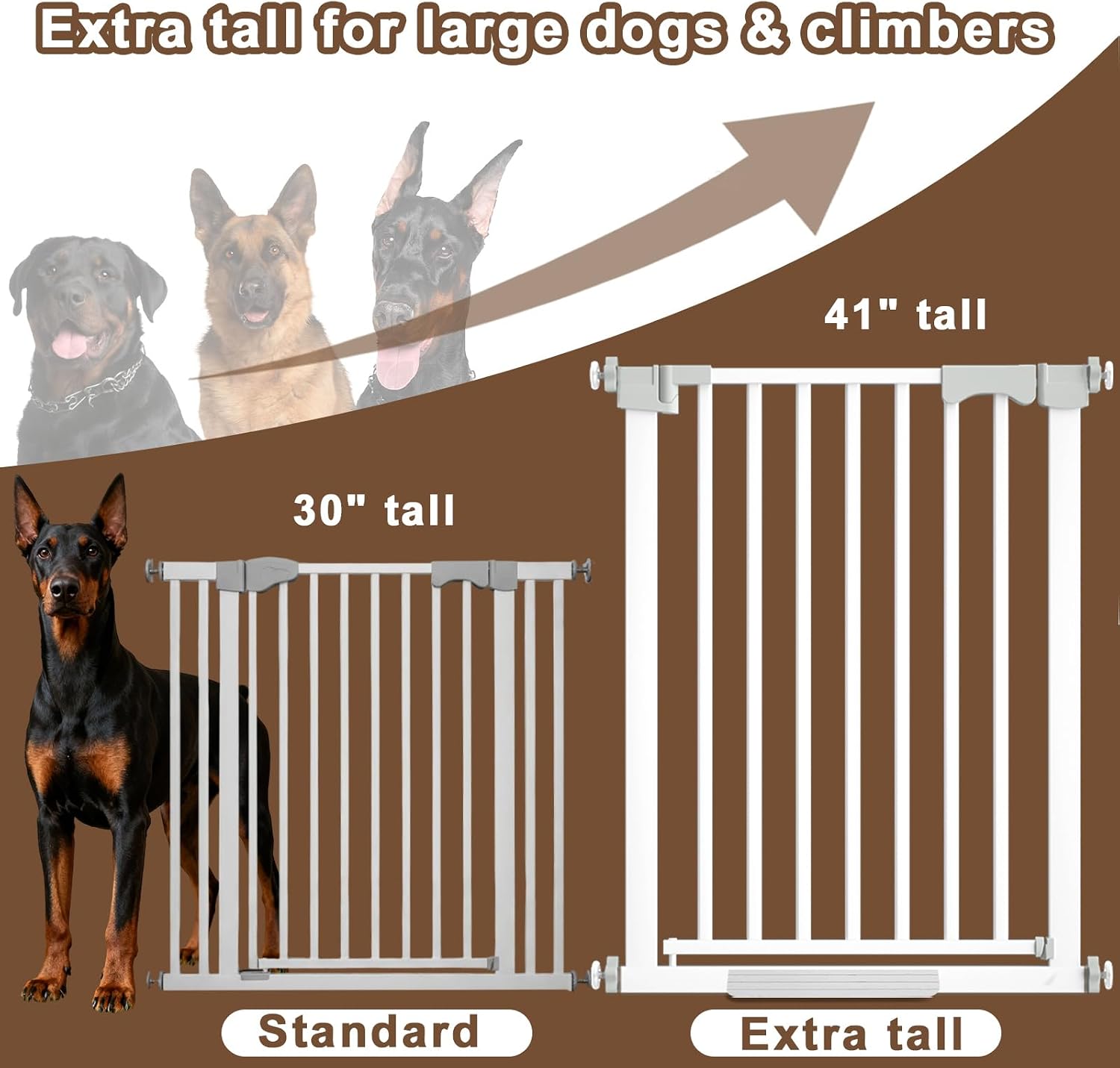 41'' Extra Tall Baby Gate for  - огляд і ціна Baby Gate Extra Wide