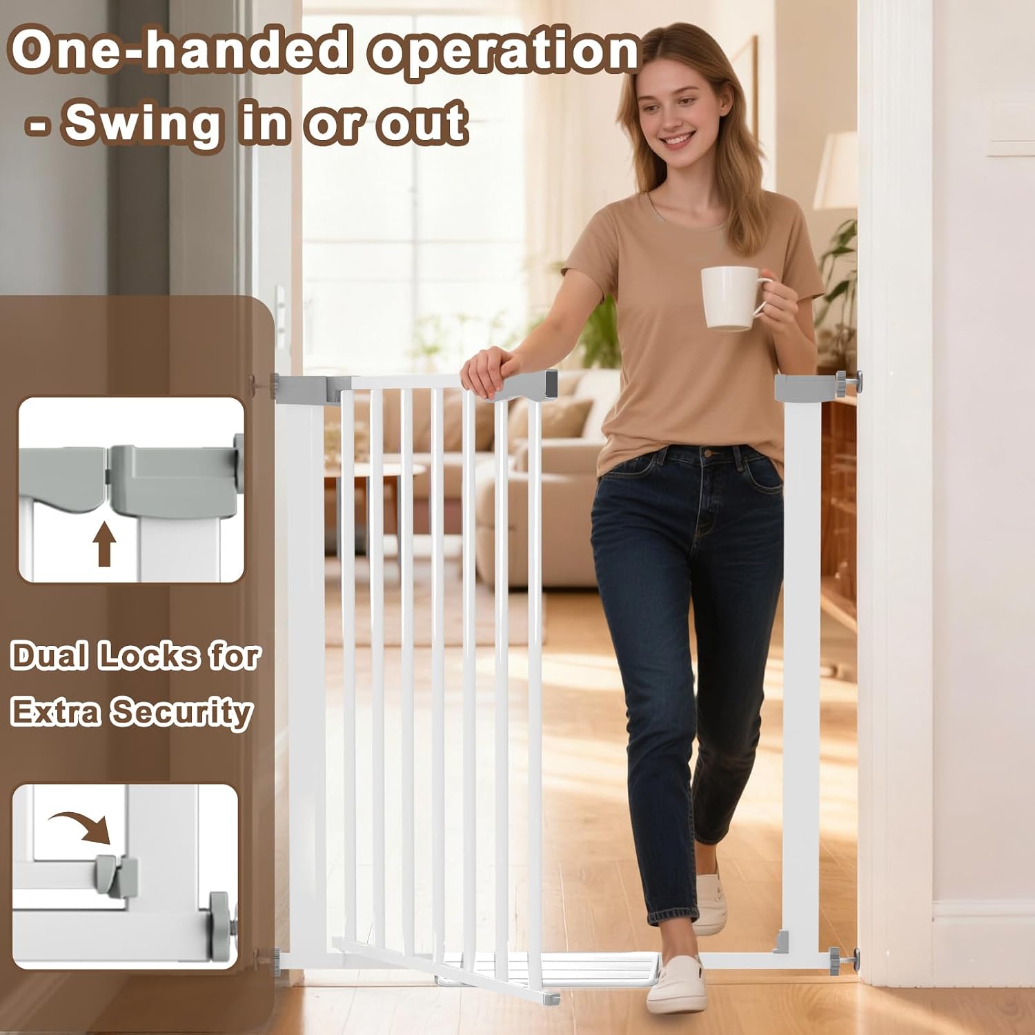41'' Extra Tall Baby Gate for  - огляд і ціна Baby Gate Extra Wide