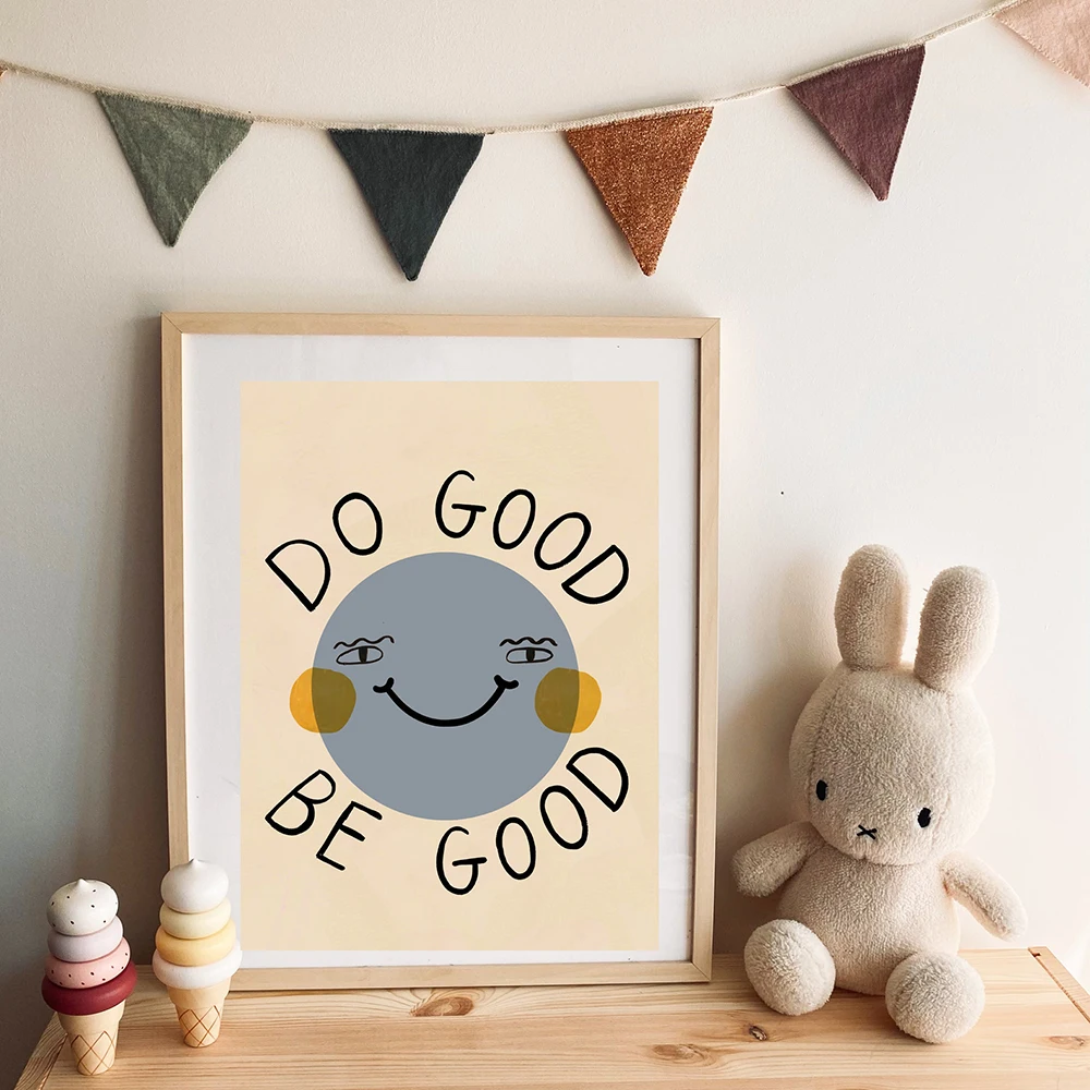 1PC Frameless  Funny Cartoon R - огляд і ціна Baby Nursery Quotes