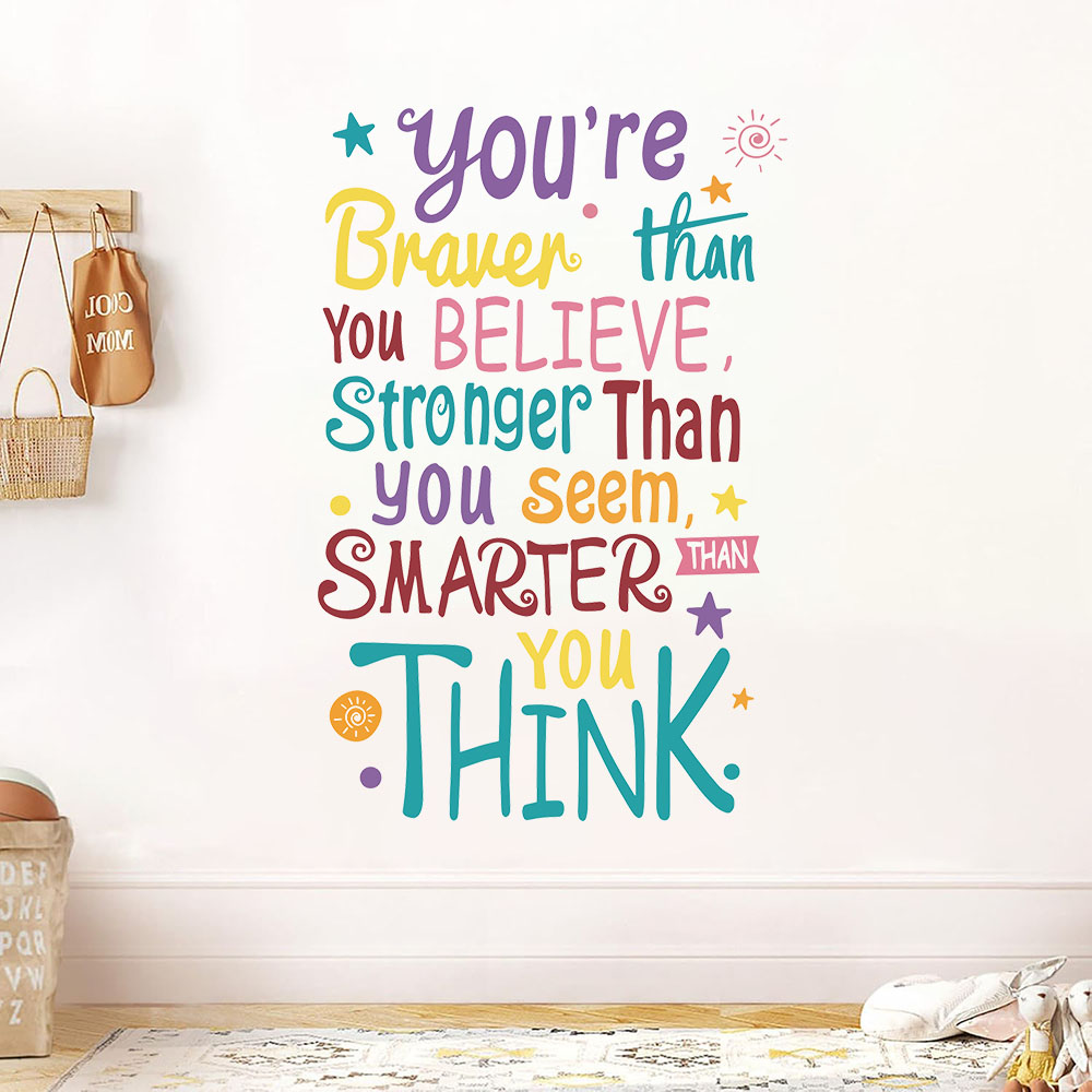 You Are Brave Smart Stronger S - огляд і ціна Baby Nursery Quotes