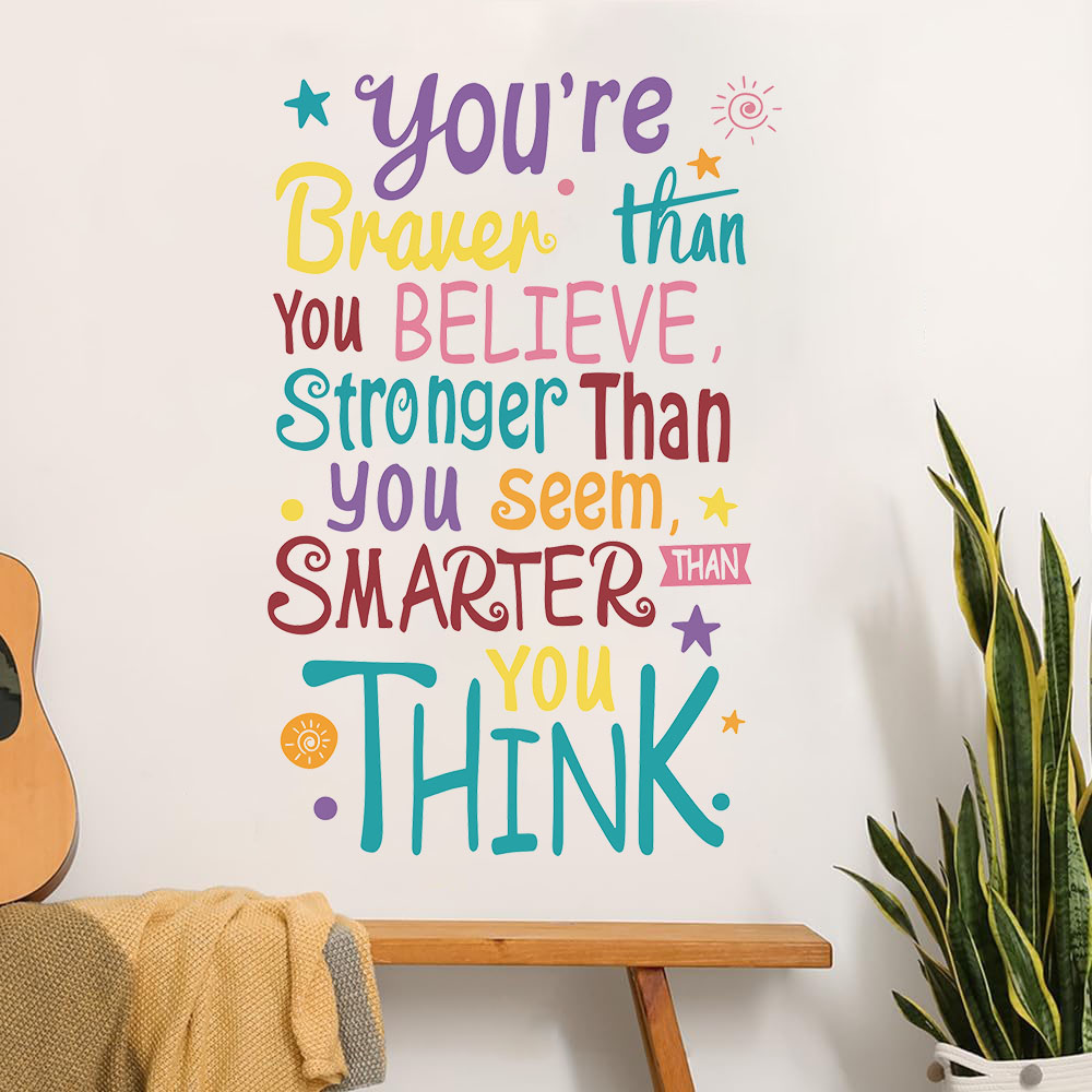 You Are Brave Smart Stronger S - огляд і ціна Baby Nursery Quotes