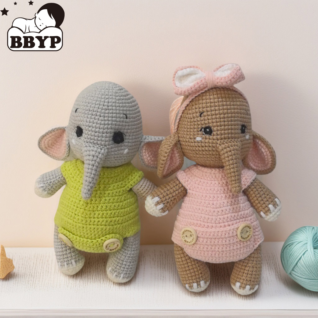 Handmade Crochet Elephant Coup - огляд і ціна Baby Nursery Games