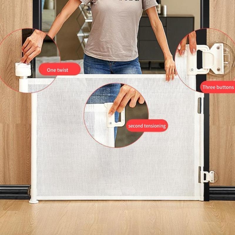 Retractable Pet Gate Baby Gate - огляд і ціна Baby Gate Extra Wide