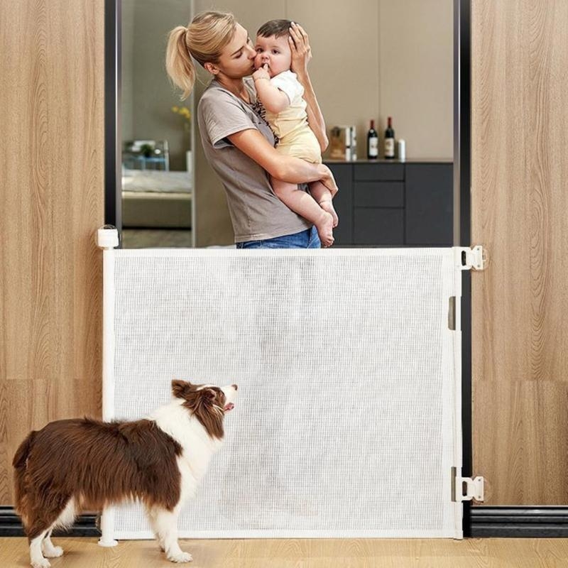 Retractable Pet Gate Baby Gate - огляд і ціна Baby Gate Extra Wide