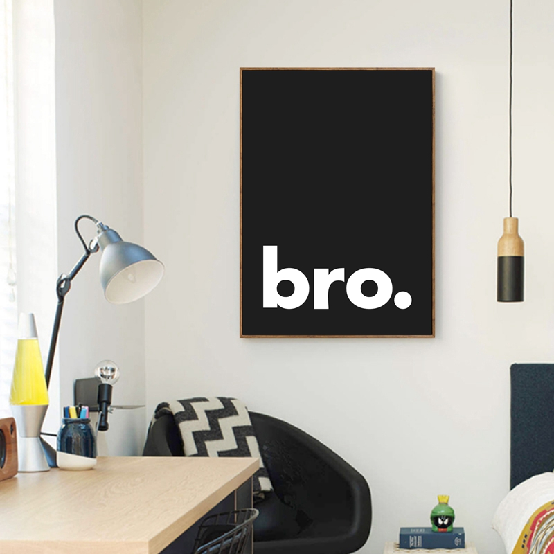 Bro. Print Minimalist Typograp - огляд і ціна Baby Nursery Quotes