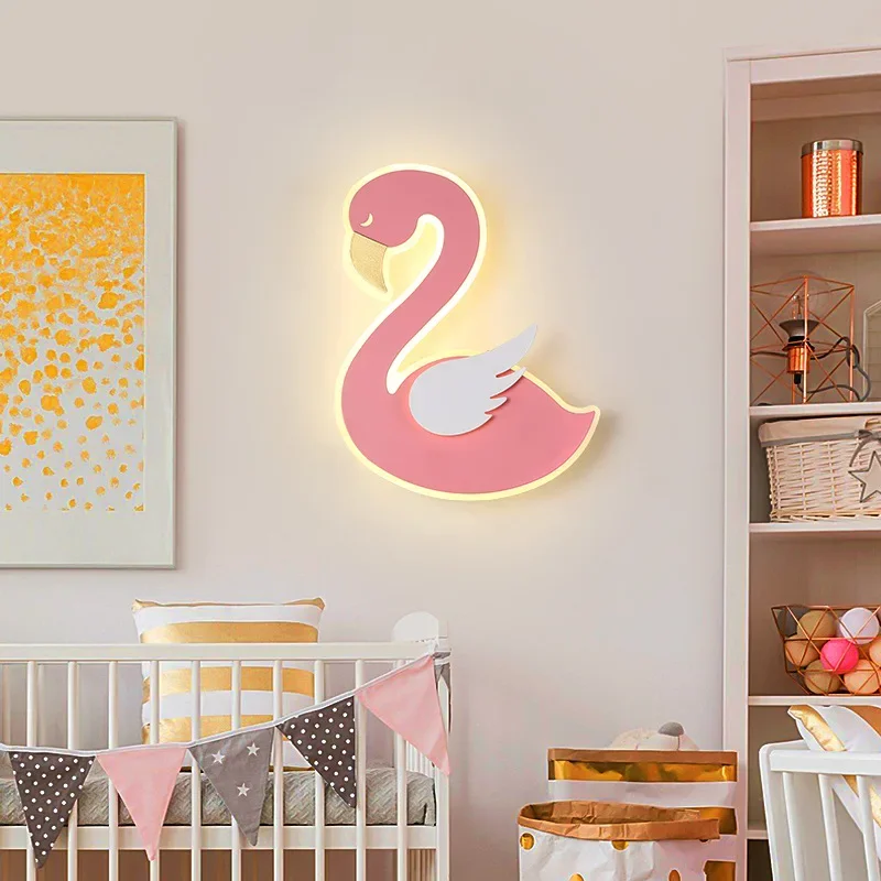 Flamingo LED Wall Lamp, Nordic - огляд і ціна Baby Nursery Light Fixture