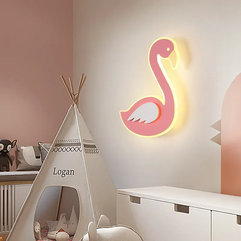 Flamingo LED Wall Lamp, Nordic - огляд і ціна Baby Nursery Light Fixture
