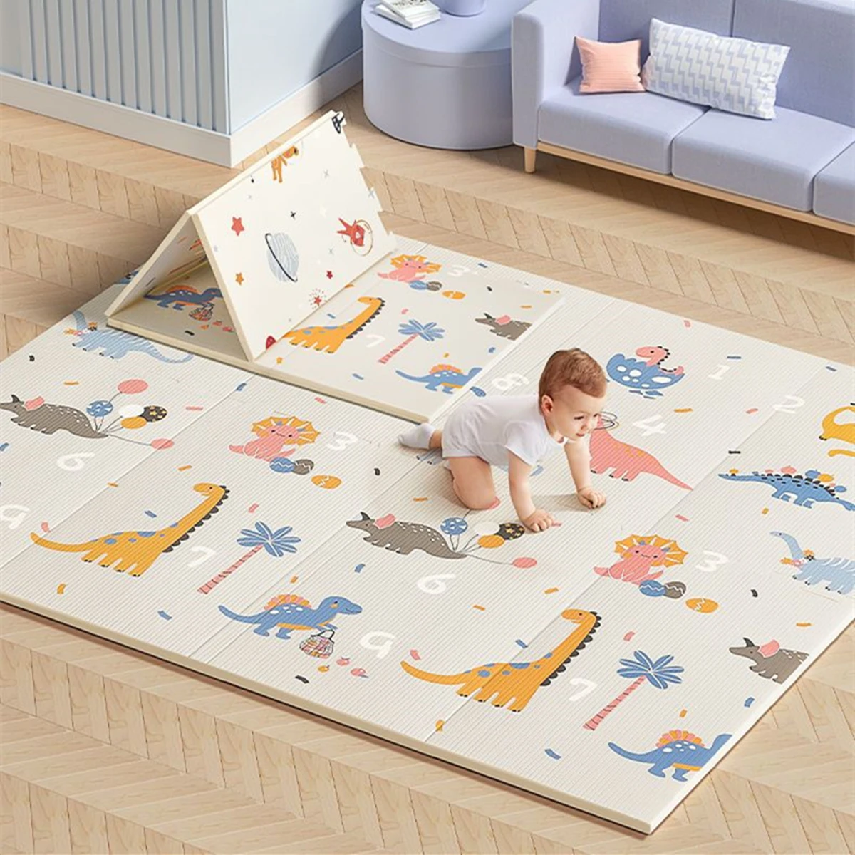 Foldable Children's Carpet Bab - огляд і ціна Baby Nursery Games
