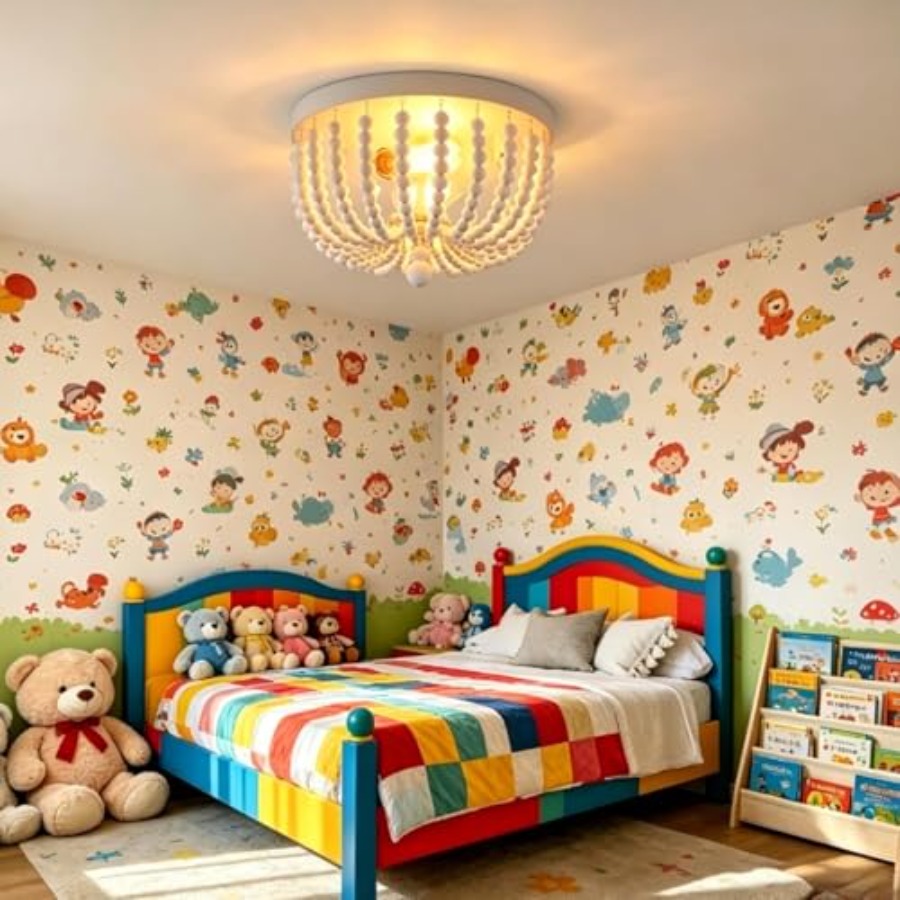 Flush Mount Ceiling Light Fixt - огляд і ціна Baby Nursery Light Fixture
