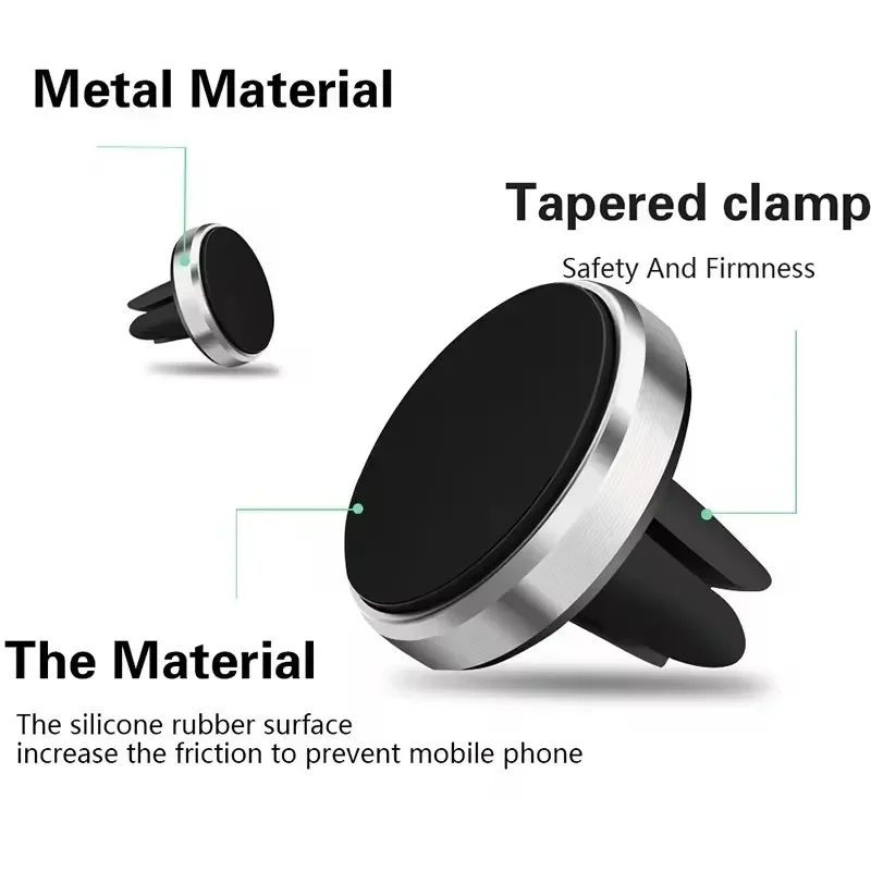 Magnetic Car Phone Holder For  - огляд і ціна Mobile Hanger Arm