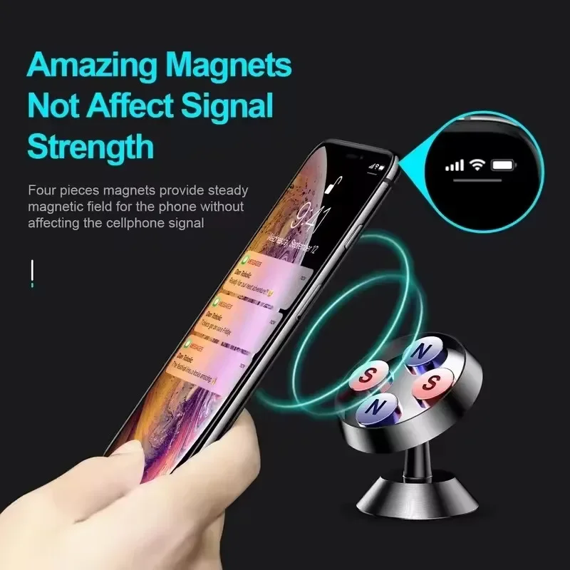 Magnetic Car Phone Holder Magn - огляд і ціна Mobile Hanger Arm
