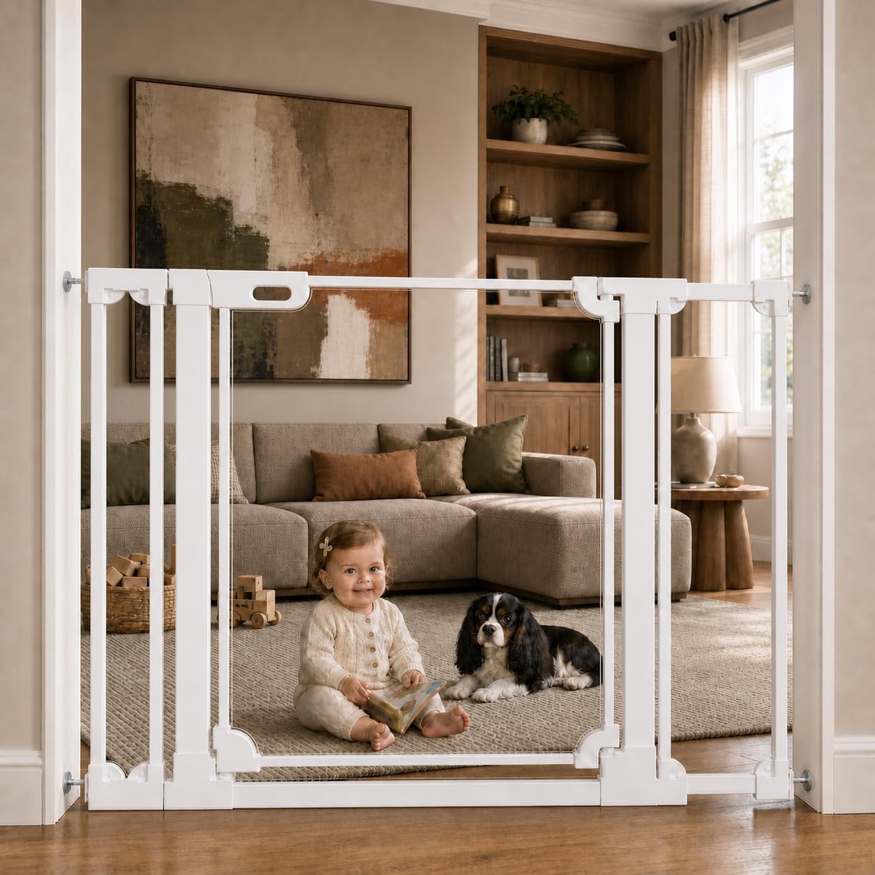 Clear Acrylic Baby Gate 29.52  - огляд і ціна Baby Gate Extra Wide