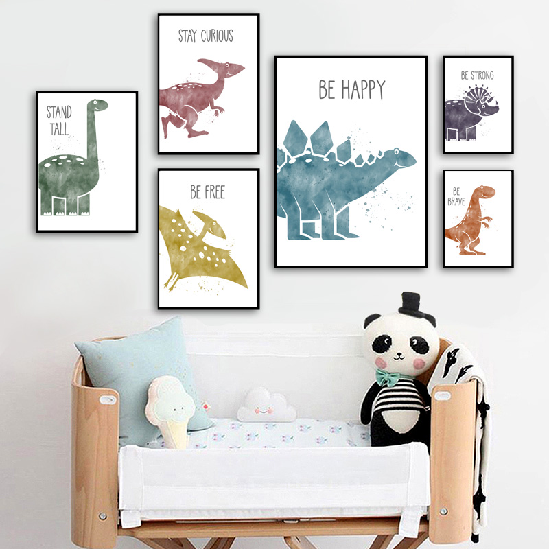 Cute Dinosaur Cartoon Animal Q - огляд і ціна Baby Nursery Quotes